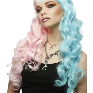 Manic Panic Cotton Candy Cloud Angel Pink/Blue Siren Wig - Image 2