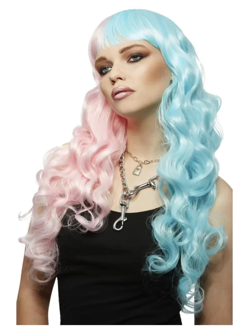 Manic Panic Cotton Candy Cloud Angel Pink/Blue Siren Wig - Image 2