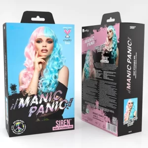 Manic Panic Cotton Candy Cloud Angel Pink/Blue Siren Wig - Image 4