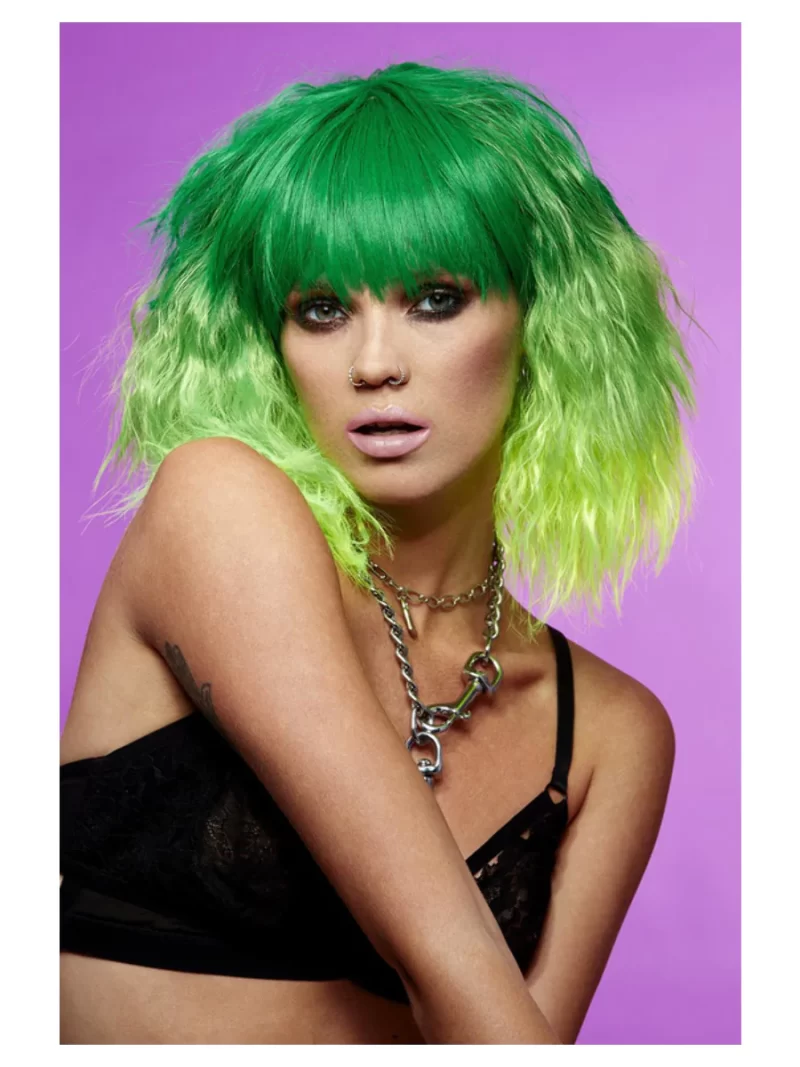 Manic Panic Venus Envy Trash Green Ombre Beetle Goddess Wig