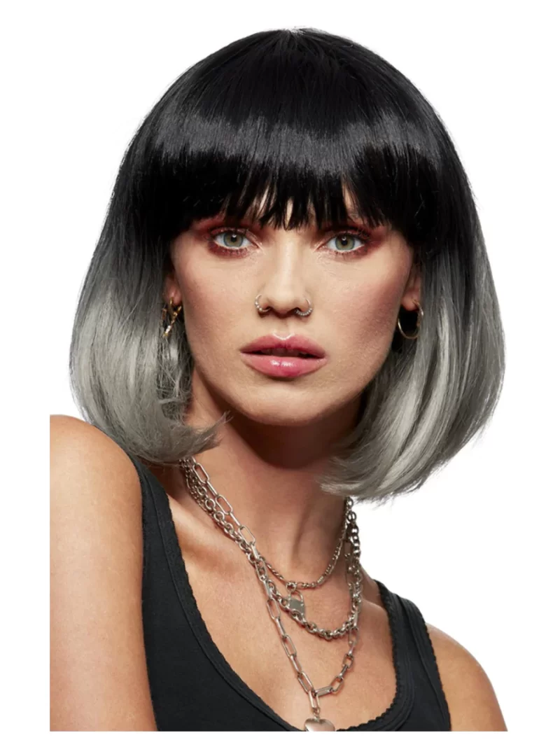 Manic Panic Alien Grey Ombre Glam Doll Wig - Image 2