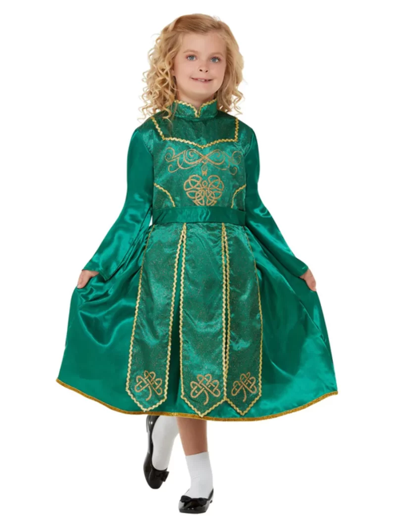 Deluxe Irish Dancer Children's Fancy Dress Costume