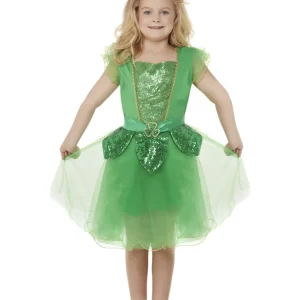 Deluxe St Patrick's Day Glitter Fairy Children's Fancy Dress Costume