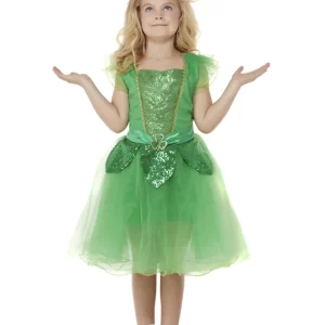 Deluxe St Patrick's Day Glitter Fairy Children's Fancy Dress Costume - Image 2
