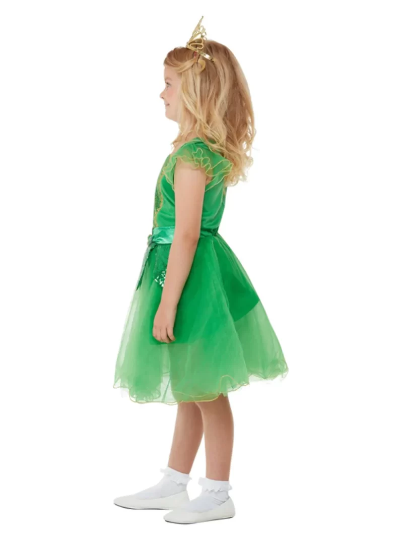 Deluxe St Patrick's Day Glitter Fairy Children's Fancy Dress Costume - Image 4