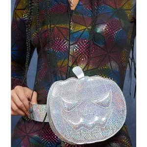Fever Holographic Pumpkin Bum Bag Silver Fever Holographic Pumpkin Bum Bag Silver