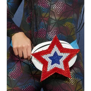 Fever Americana Sequin Star Bum Bag
