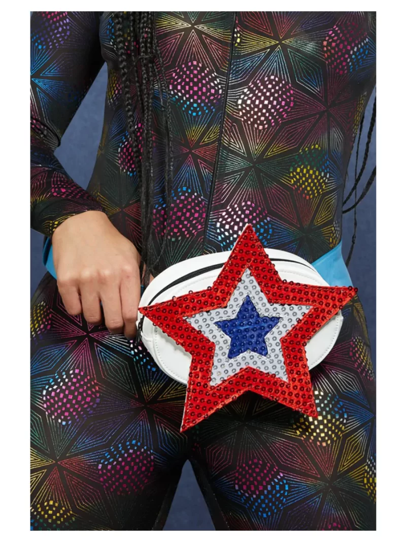 Fever Americana Sequin Star Bum Bag
