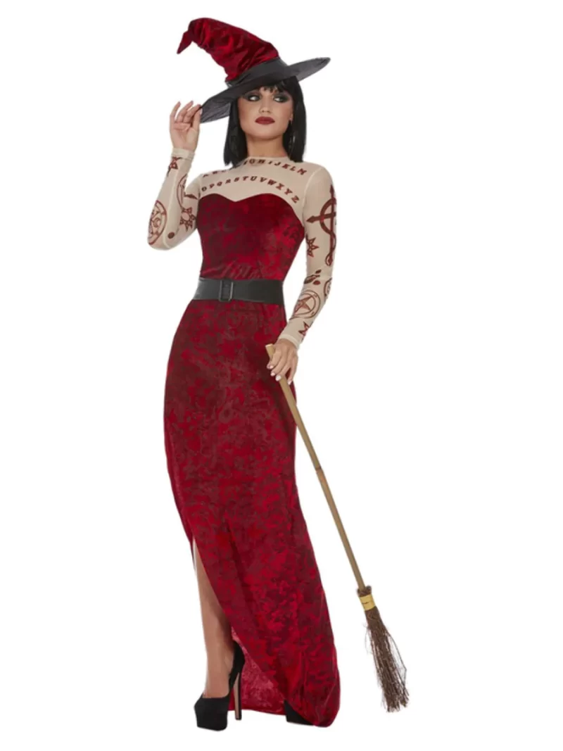 Satanic Witch Ladies Halloween Fancy Dress Costume - Image 2