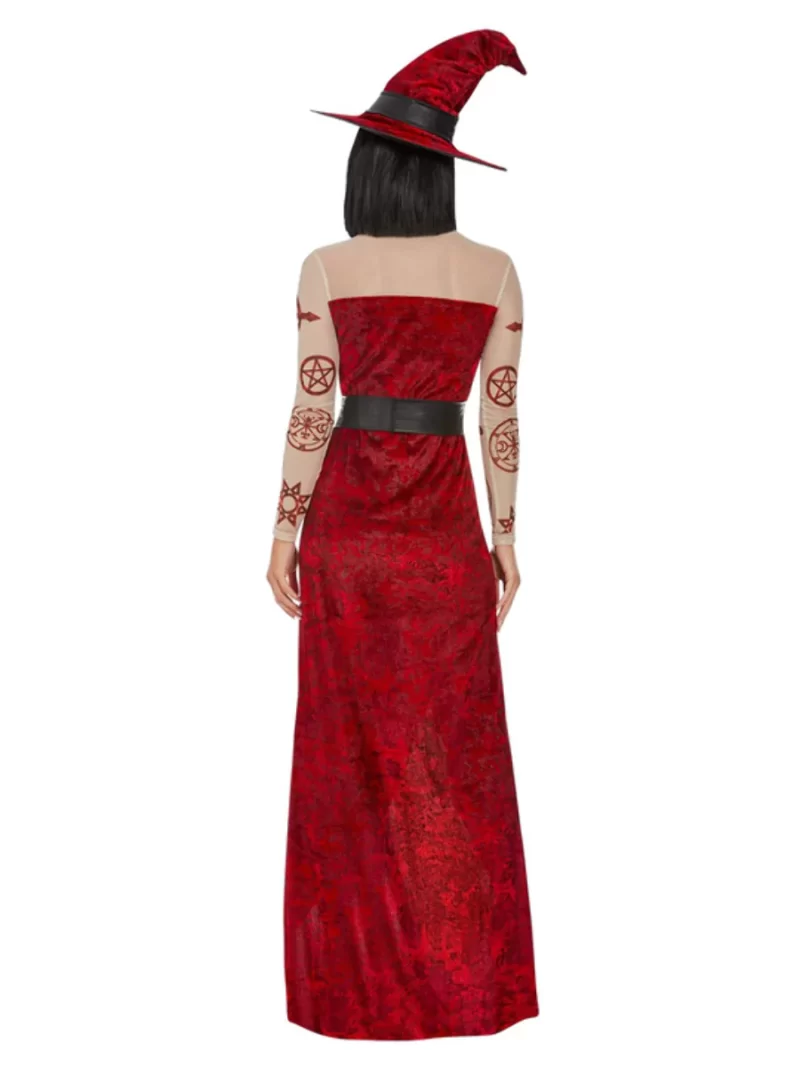 Satanic Witch Ladies Halloween Fancy Dress Costume - Image 3