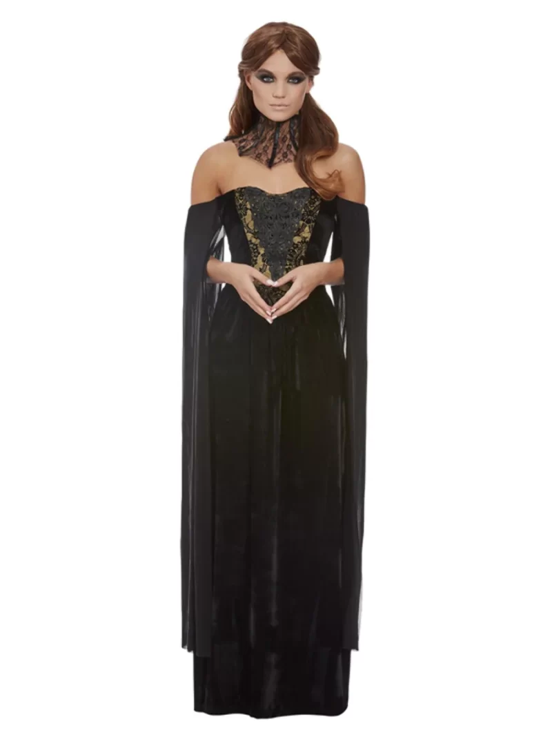 Mistress Plague Ladies Halloween Fancy Dress Costume - Image 2