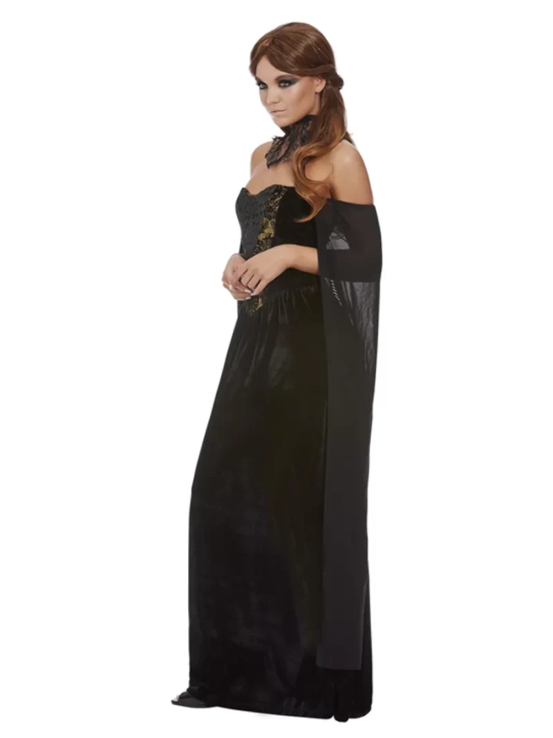 Mistress Plague Ladies Halloween Fancy Dress Costume - Image 4