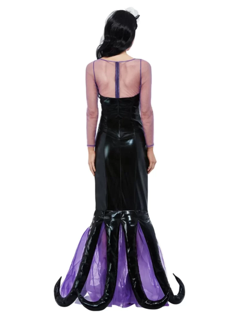 Evil Sea Witch (Ursula) Ladies Halloween Fancy Dress Costume - Image 3