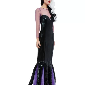 Evil Sea Witch (Ursula) Ladies Halloween Fancy Dress Costume - Image 4