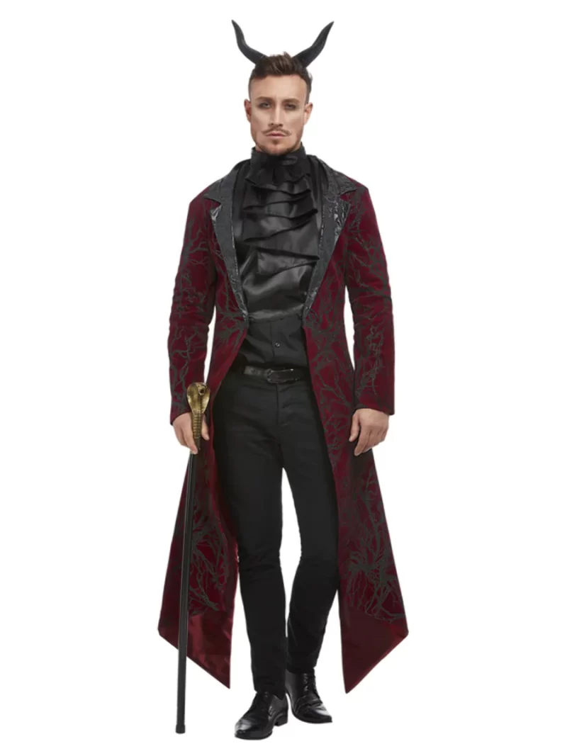 Deluxe Devil Men's Halloween Fancy Dress Costume
