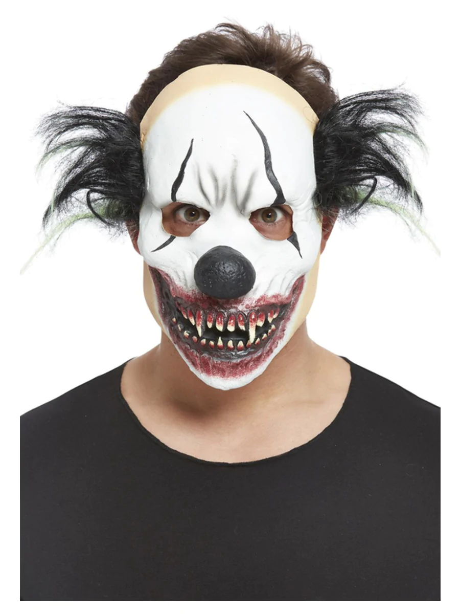 Evil Creepy Clown Mask Fancy Dress Costume