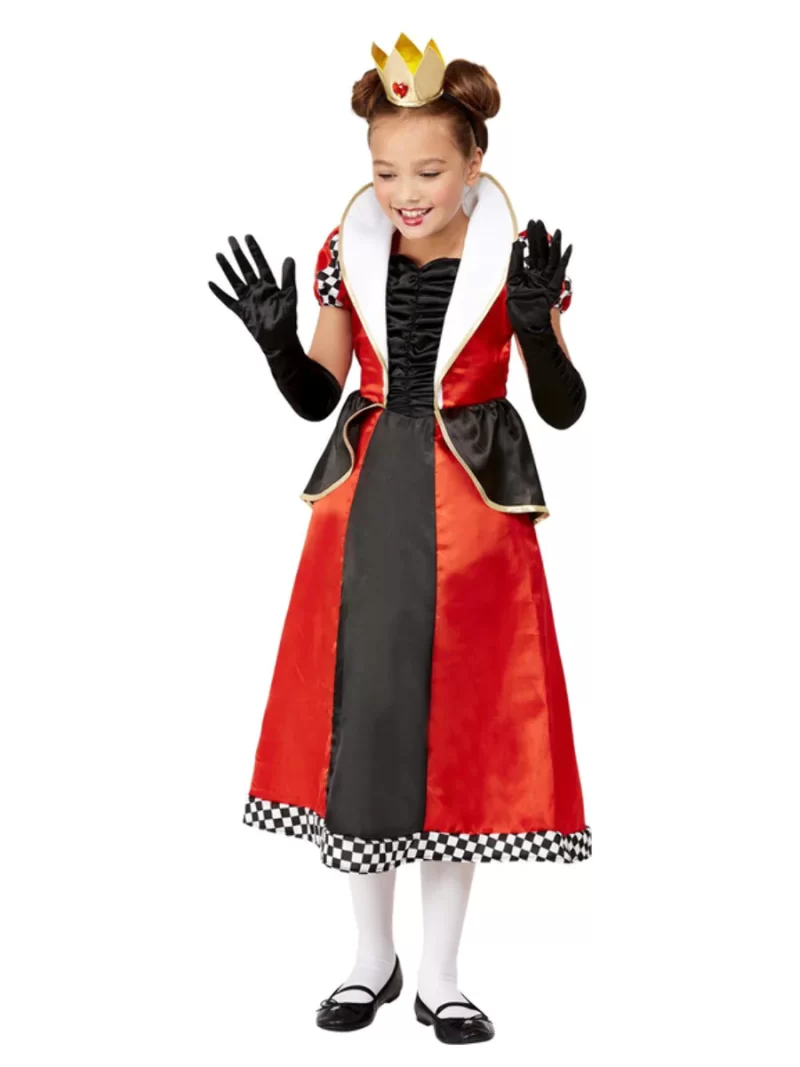 Queen of Hearts Children's Fancy Dress Costume - Image 2