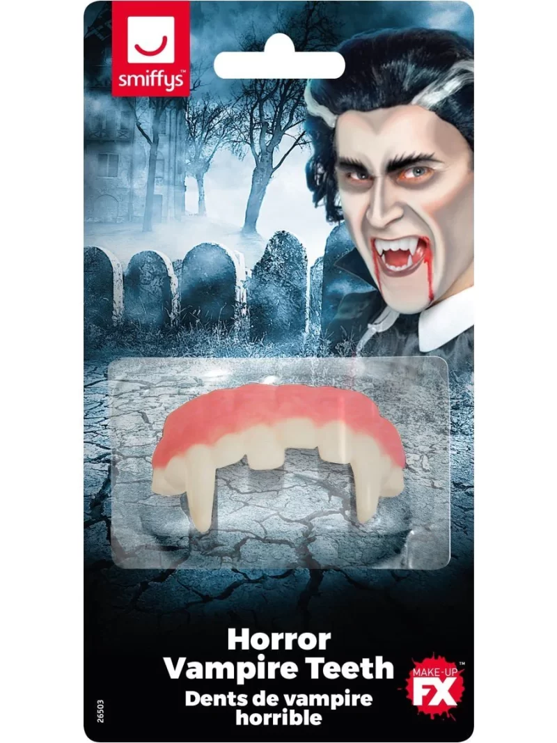 Smiffys Make-Up FX, Horror Vampire Teeth