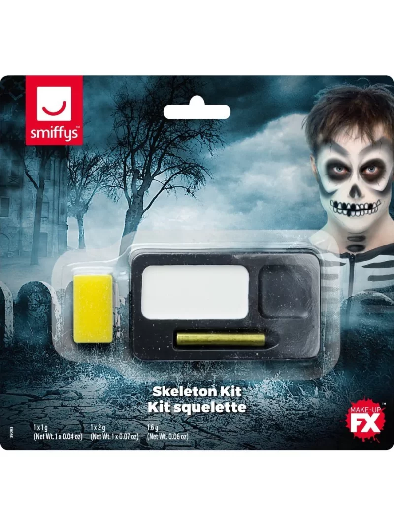 Smiffys Make-Up FX, Skeleton Kit - Image 3