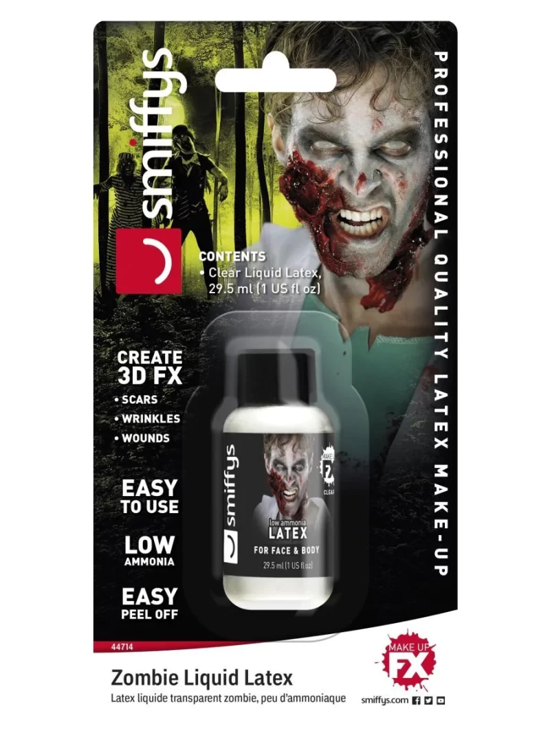 Smiffys Make-Up FX, Zombie Liquid Latex