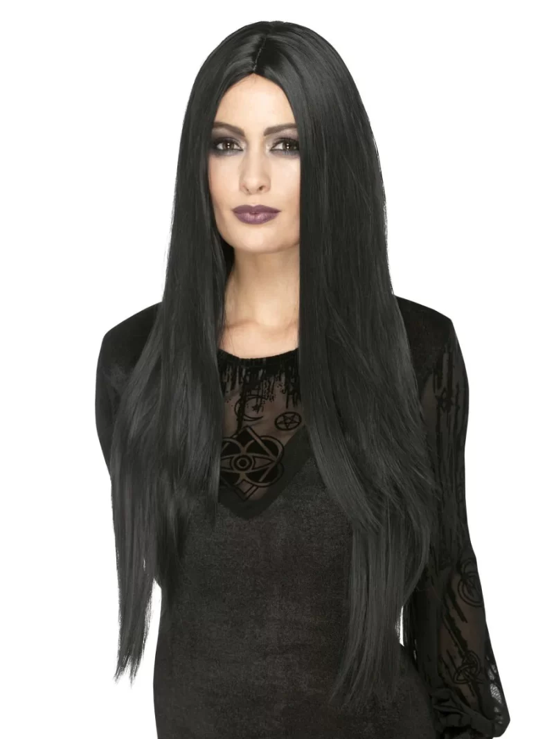 Deluxe Black Witch Wig