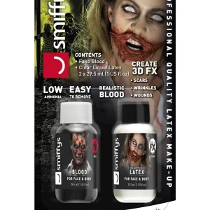 Smiffys Make -Up FX, Fake Blood & Latex Kit