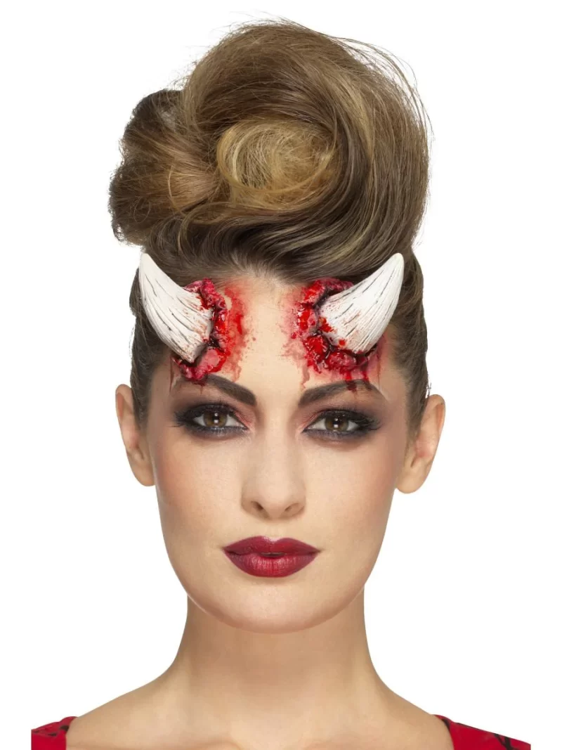 Smiffys Make-Up FX, Latex Devil Horns