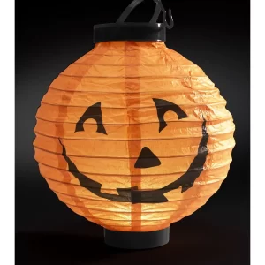Light Up LED Paper Pumpkin Lantern