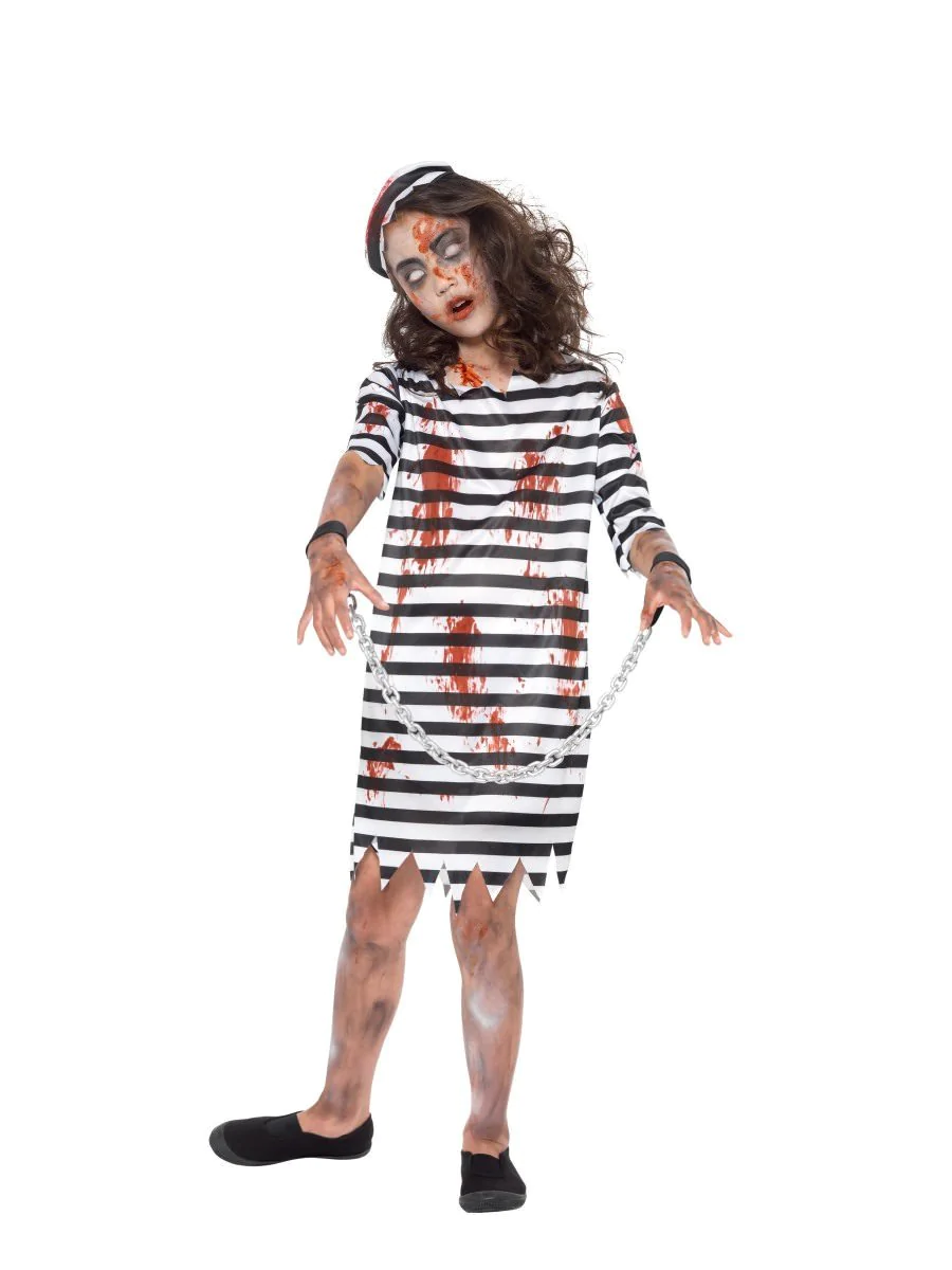 Zombie Convict Girl Child Black White