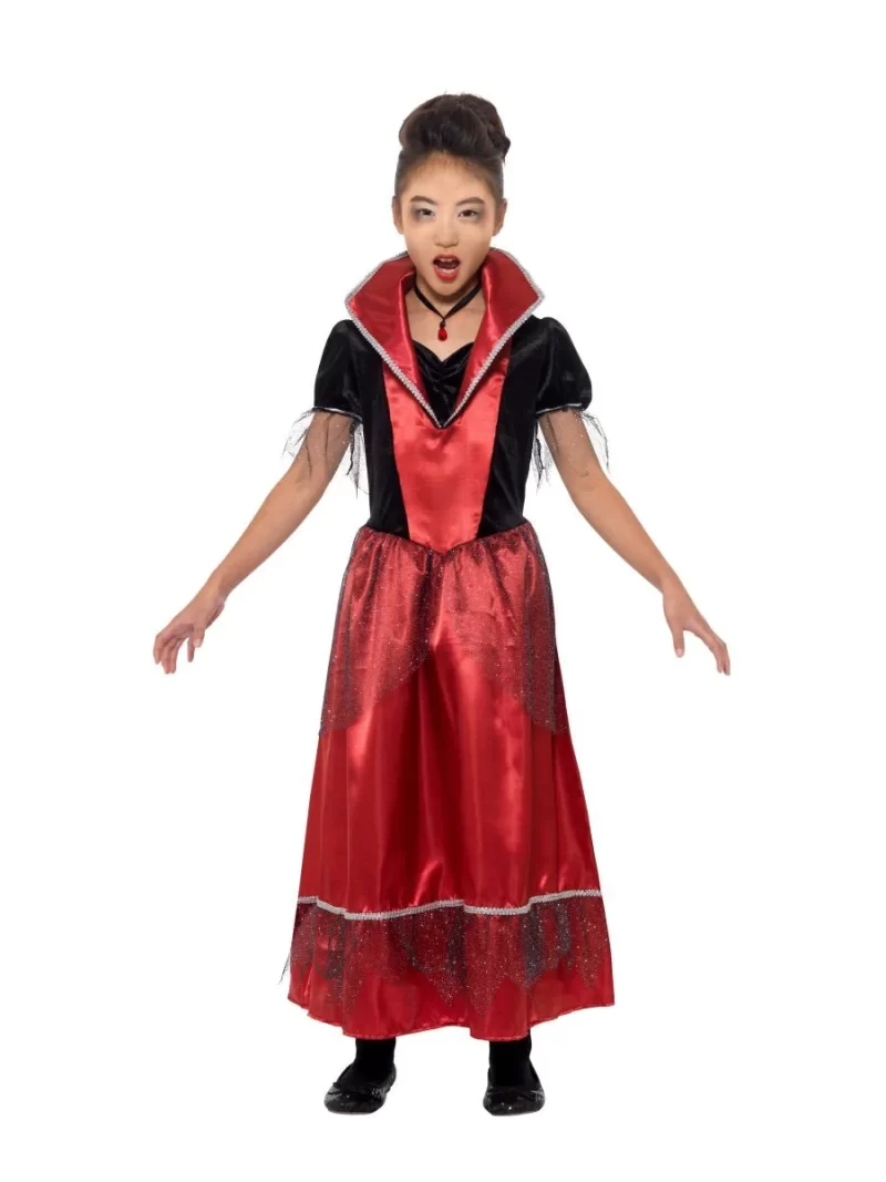Vampire Princess Children's Halloween Fancy Dress Costume