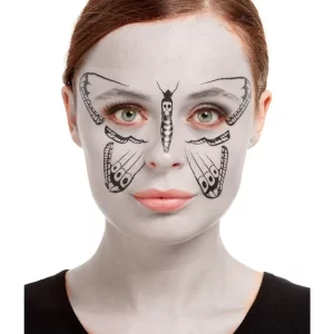 Smiffys Make-Up FX, Dark Botanical Moth Kit - Image 3