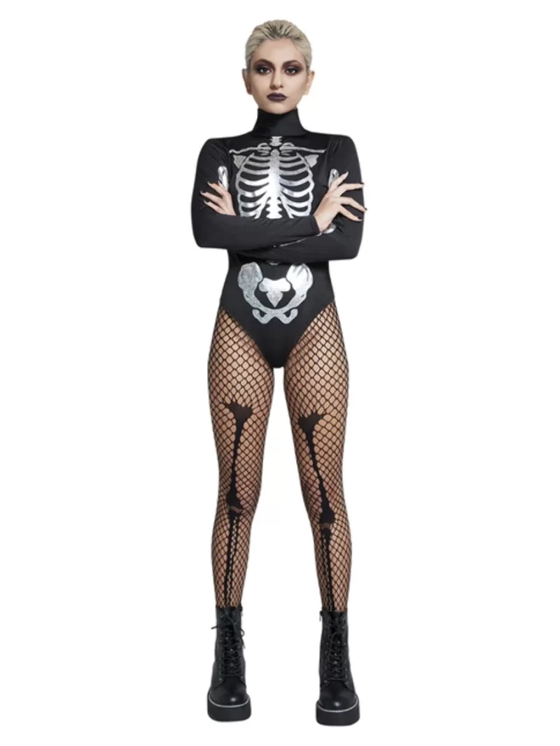 Fever Sexy Skeleton Bodysuit/Leotard
