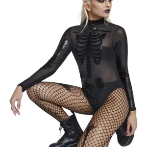 Fever Sheer Skeleton Bodysuit Leotard - Image 2