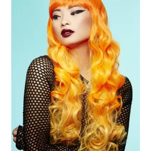 Manic Panic Psychedelic Pumpkin Sunrise Siren Orange Wig