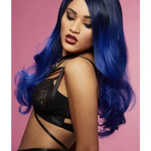 Manic Panic After Midnight Ombre Blue Queen Bitch Wig