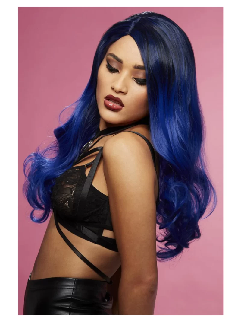 Manic Panic After Midnight Ombre Blue Queen Bitch Wig
