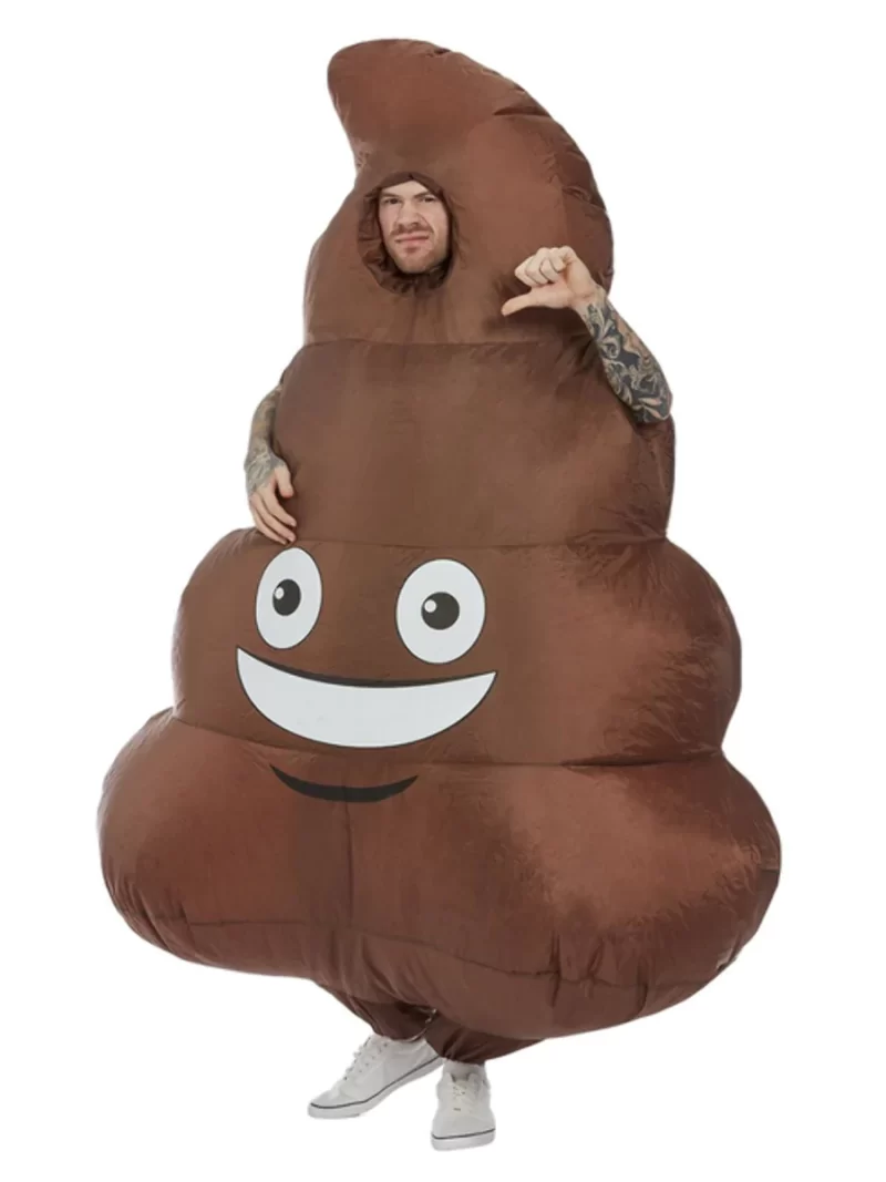 Inflatable Poop Unisex Fancy Dress Costume - Image 2