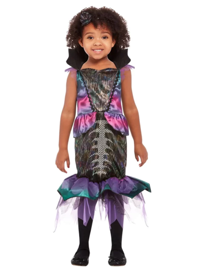Toddler Dark Gothic Mermaid Children's Fancy Dress Costume