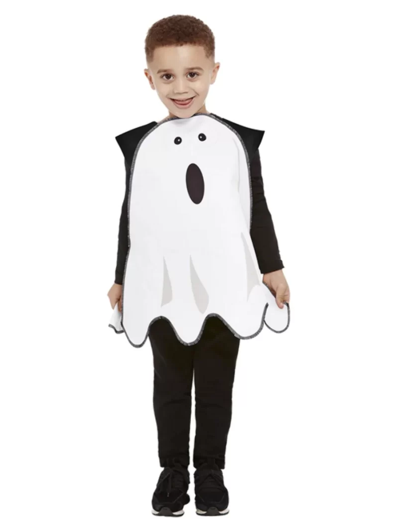 Toddler Ghost Tabard Children's Fancy Dress Costume - Image 2