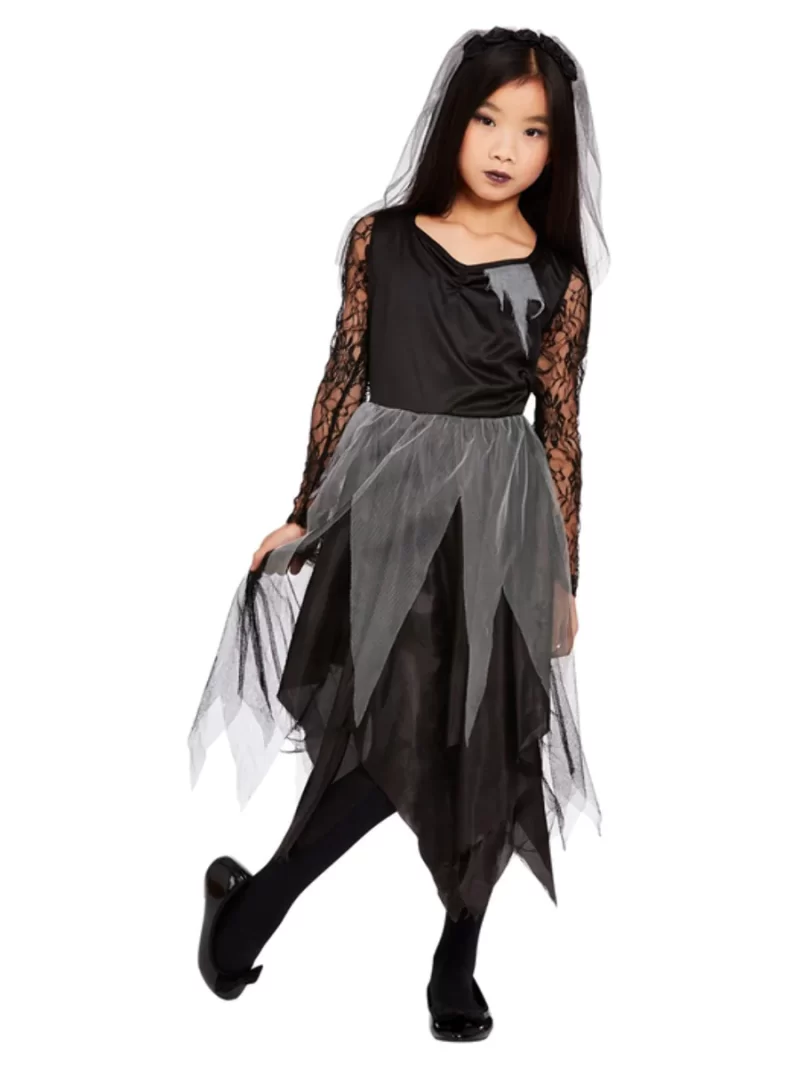 Graveyard Bride Children's Fancy Dress Costume - Image 2