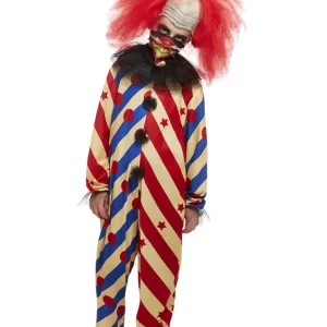 Creepy Clown Boy Children's Fancy Dress Costume