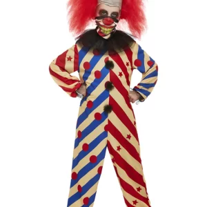 Creepy Clown Boy Children's Fancy Dress Costume - Image 2