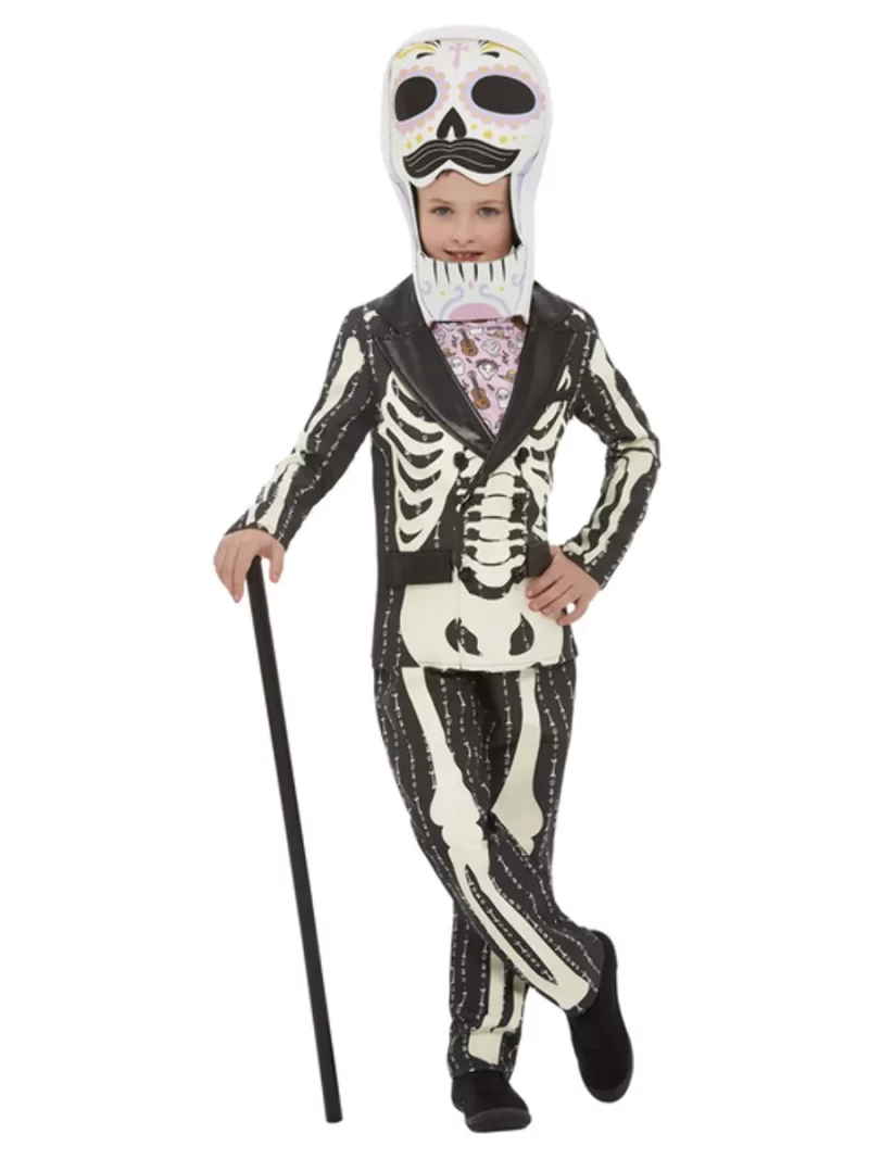 Deluxe Day Of The Dead Senor Children's Fancy Dress Costume