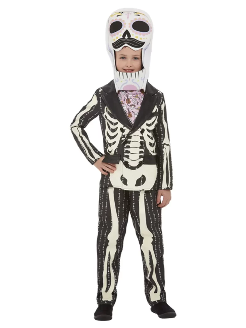 Deluxe Day Of The Dead Senor Children's Fancy Dress Costume - Image 2
