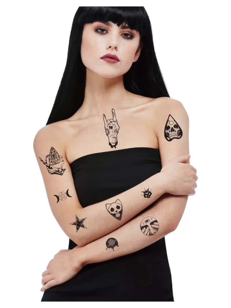 Smiffys Make-Up FX, Satanic Tattoo Transfer