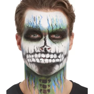 Smiffys Make-Up FX, Deluxe Glitter GID Skeleton Kit - Image 2