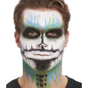 Smiffys Make-Up FX, Deluxe Glitter GID Skeleton Kit - Image 3