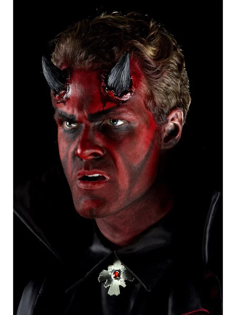 Smiffys Make-Up FX, Latex Devil Horns - Image 3