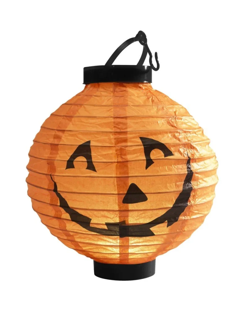 Light Up LED Paper Pumpkin Lantern - Image 2