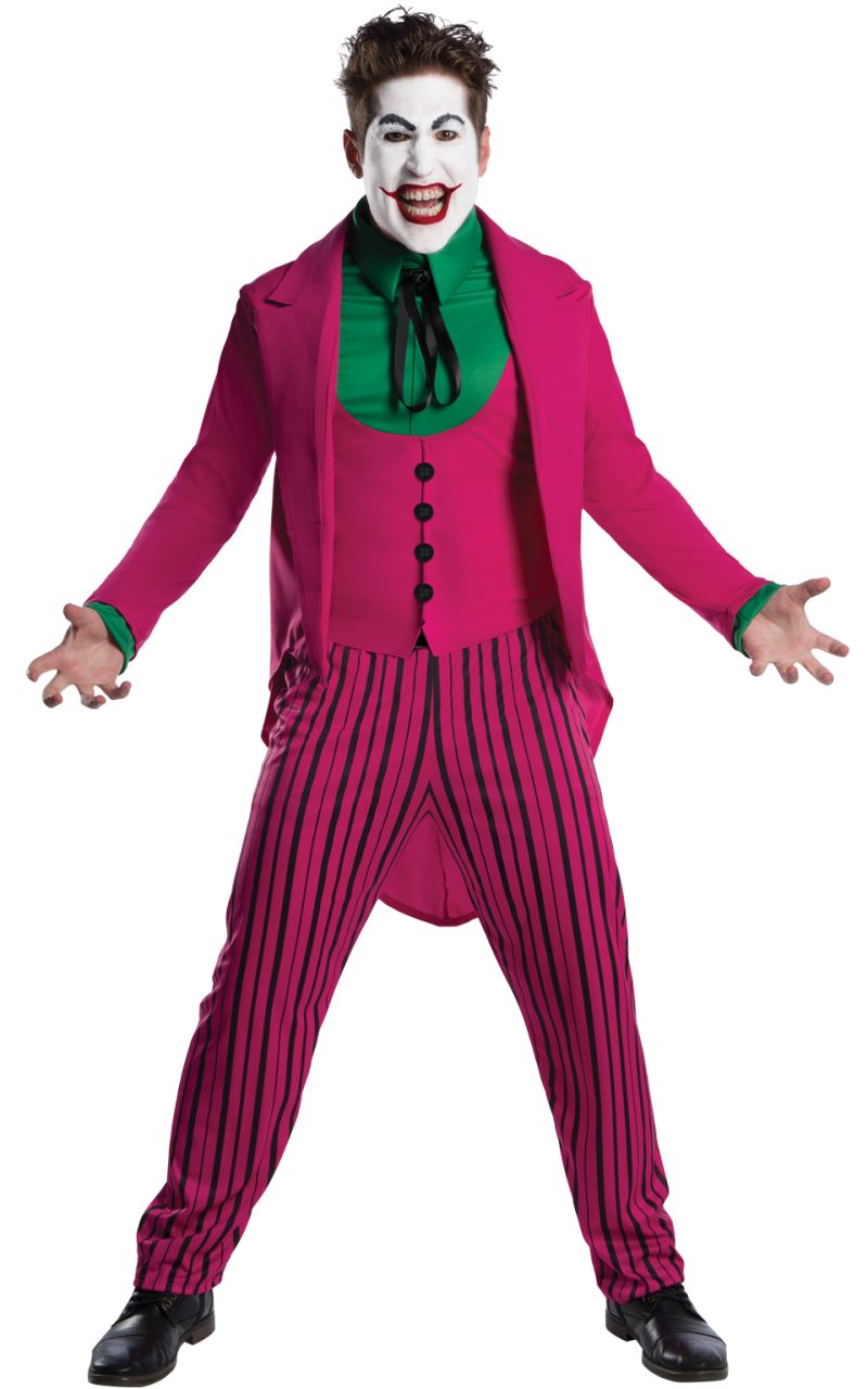 Batman the Comic 1966 The Joker Men's Fancy Dress Costume